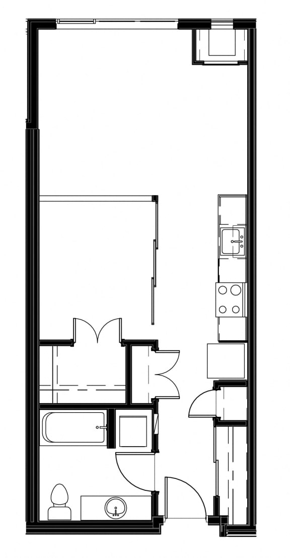 1 Bed - 1 Bath |649 sq ft at Astro Apartments, Seattle