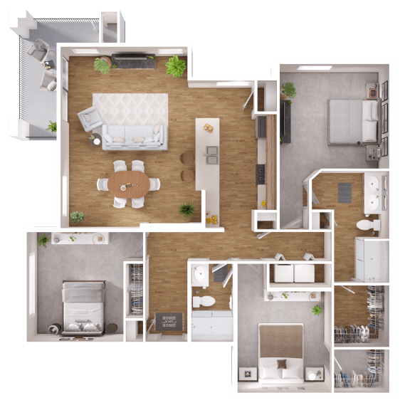 Floor Plans of Zerzura in Las Vegas, NV