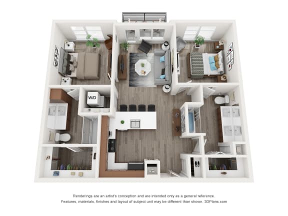 bedroom floor plan, opens a dialog.