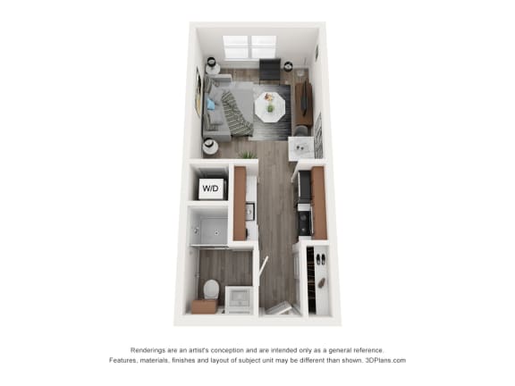 bedroom floor plan | luxury apartments in towson md | the southerly