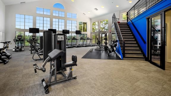 The Monroe Apartments in Glendale Heights, IL photo of fitness center