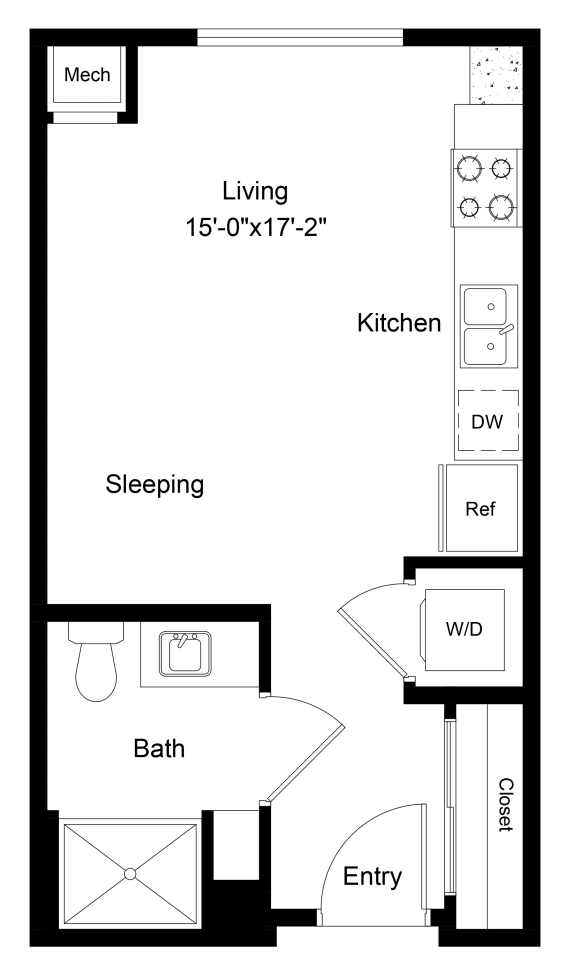 Floor Plan  Clementine | 1