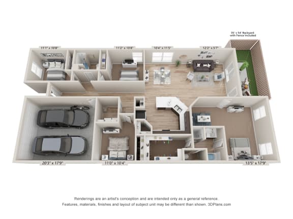 Floor Plan  4X2C