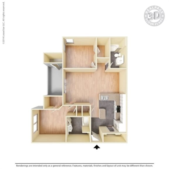 3D Rendering of floor plan