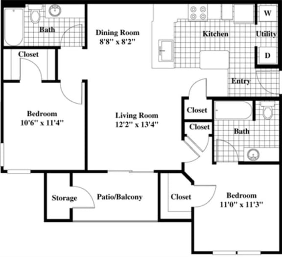 2D Rendering of floor plan