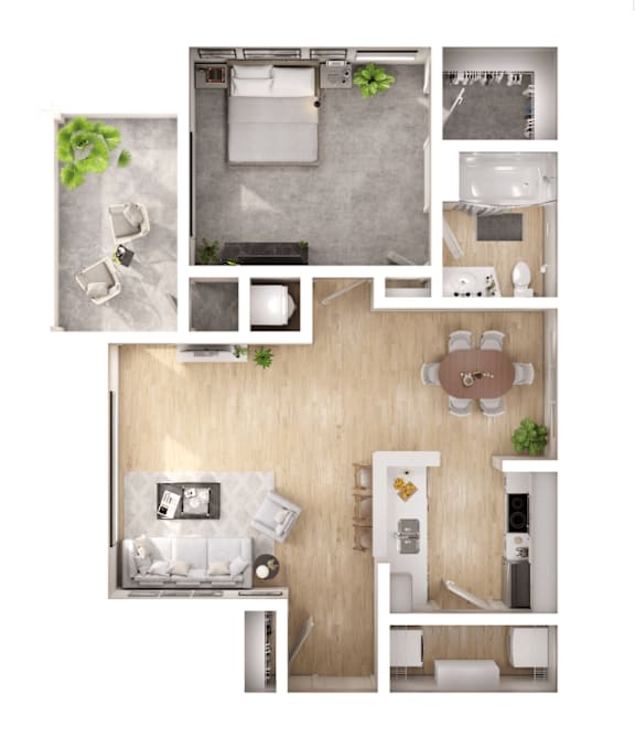 A series of images showing different rooms and furniture layouts.