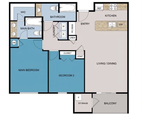 a blueprint of a floor plan of a house