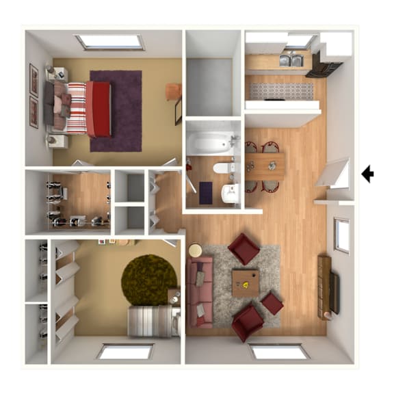 Floor Plan  A series of images showing different room layouts.
