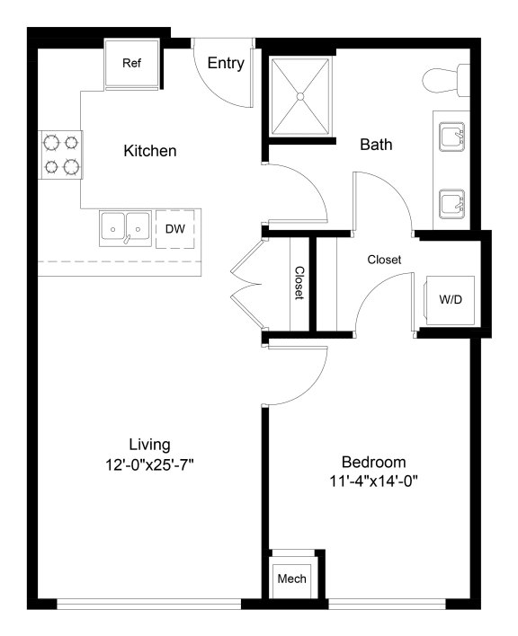 Floor Plan  Indigo | 4 Floors 2-7