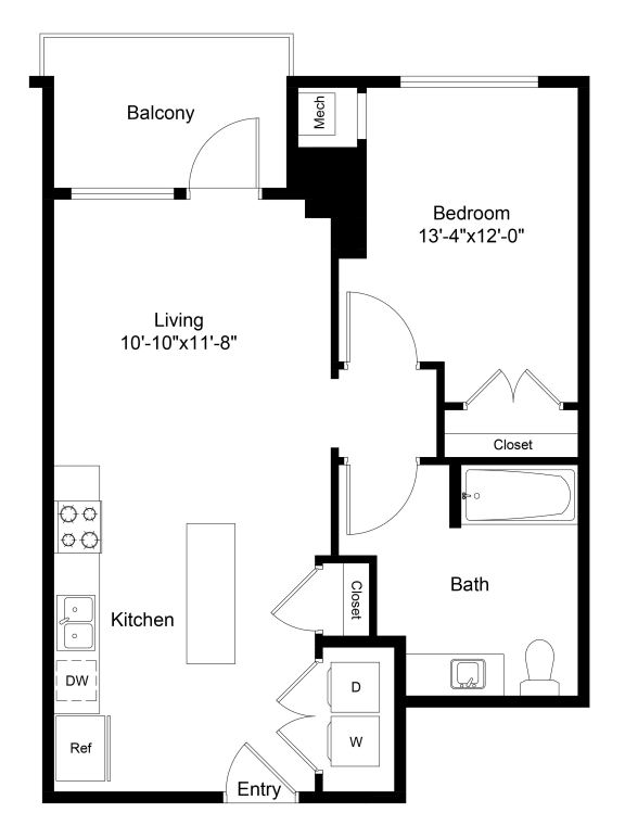 Floor Plan  Indigo | 6A
