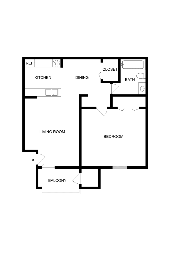 bedroom floor plan | the social at stadium walk apartment homes for rent in ft lauderdale