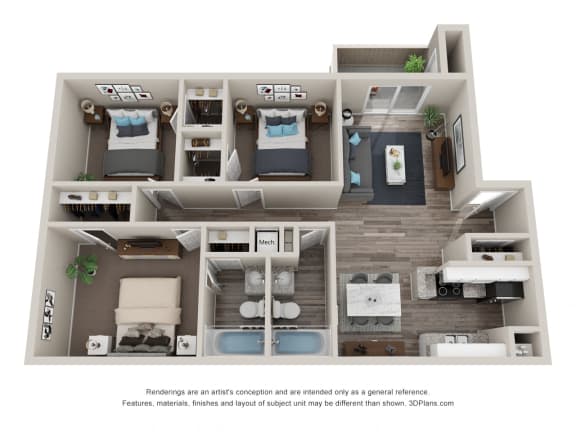 Floor Plan  D Platinum