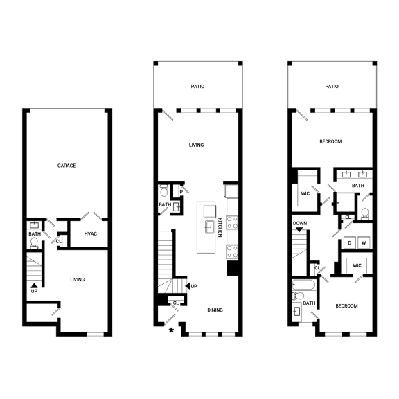 A black and white image of various geometric shapes.