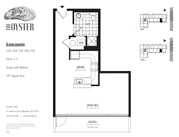 A floor plan for an Oyster themed establishment, featuring a kitchen, dining area, and lounge.