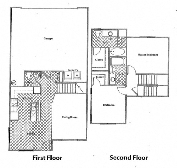 2 Bed - 2.5 Bath |1167 sq ft 2 Bed - 2.5 Bath |1167 sq ft