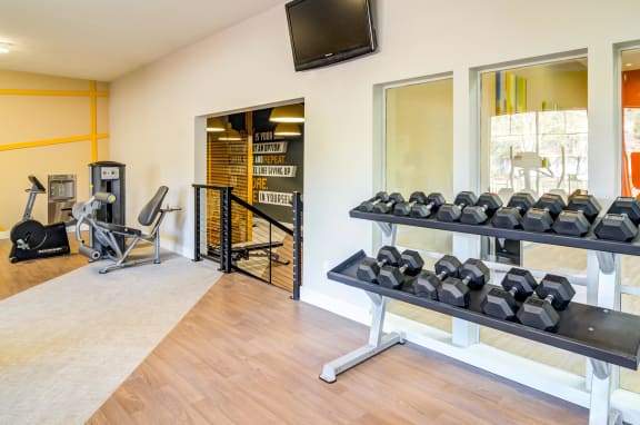 Free Weights  at fitness Center,MonteVista at Murrayhill