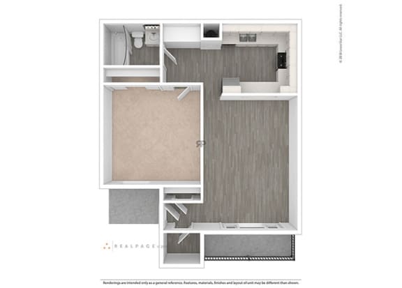 a floor plan of a two bedroom apartment