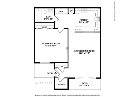 a floor plan of a house