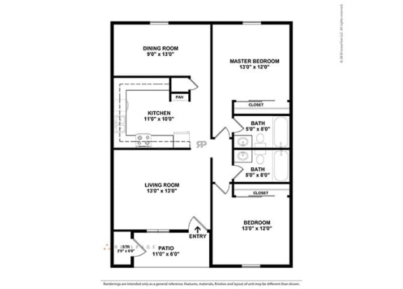 a floor plan of a house
