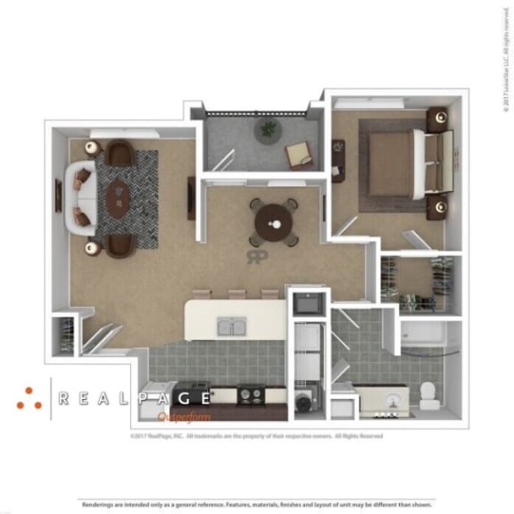3D Floor plan rendering