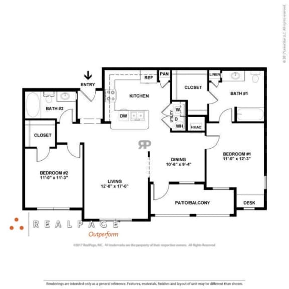 2D Floor plan rendering
