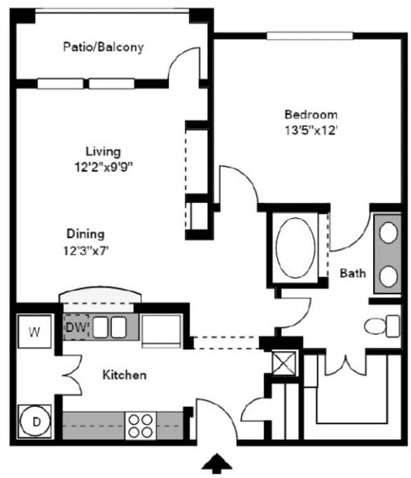 2D rendering of floor plan