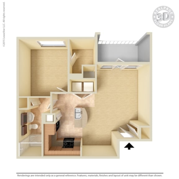 3D Floor plan rendering