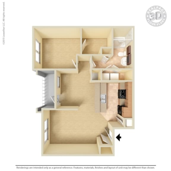 3D Floor plan rendering