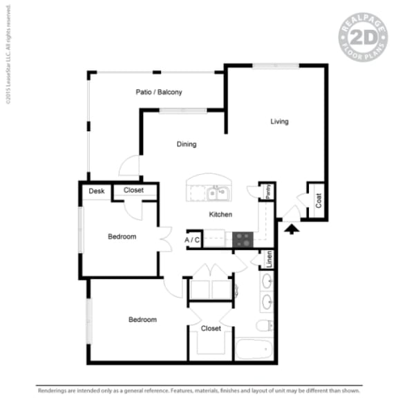 2D Floor plan rendering