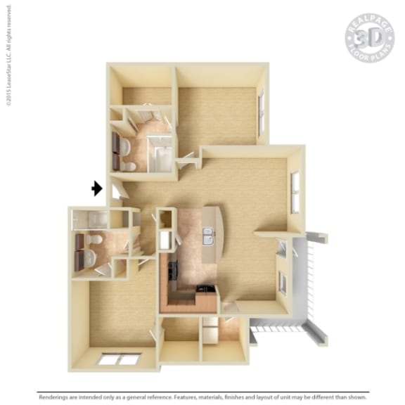3D Floor plan rendering