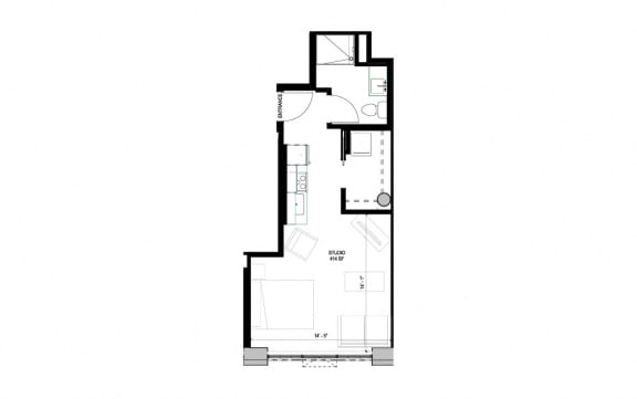 floor plan of the upper level of the house