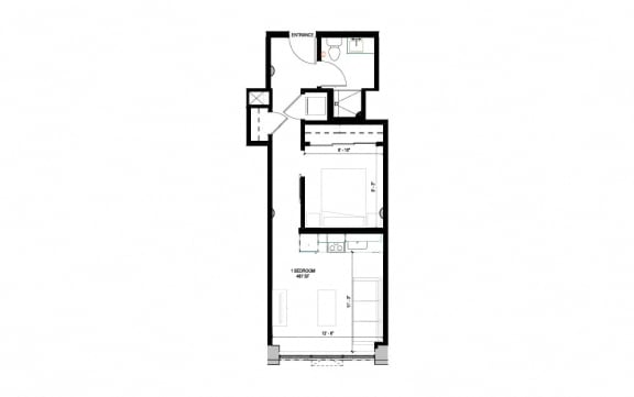 Floor Plan  floor plan of the upper level of the house