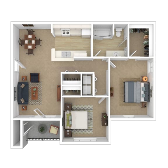 TN_Nashville_ParcatMetroCenter_2b2b 3D Furnished