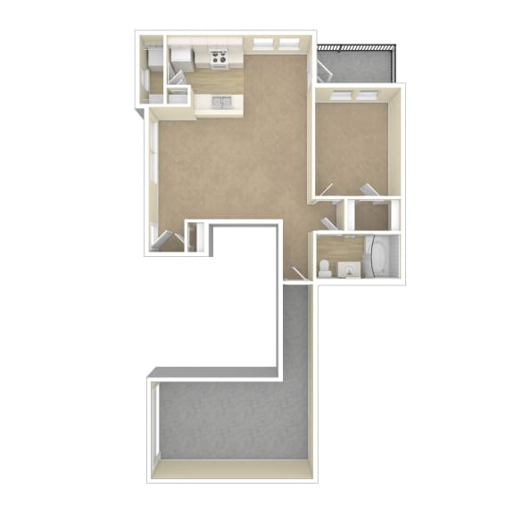 3D Floor plan rendering