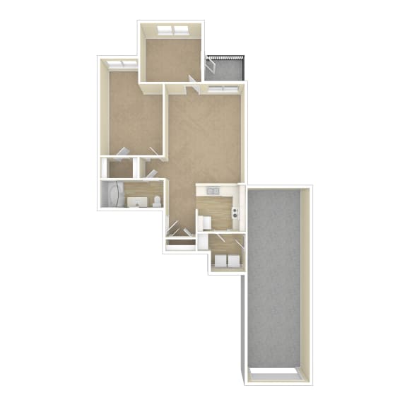 3D Floor plan rendering