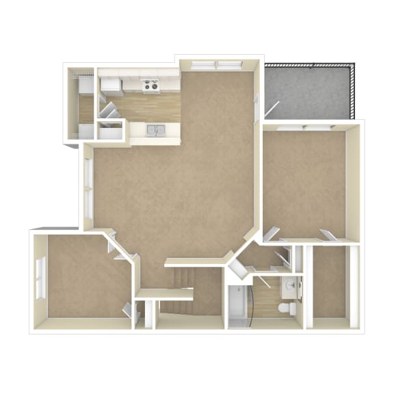 3D Floor plan rendering