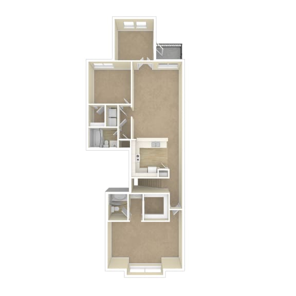 3D Floor plan rendering