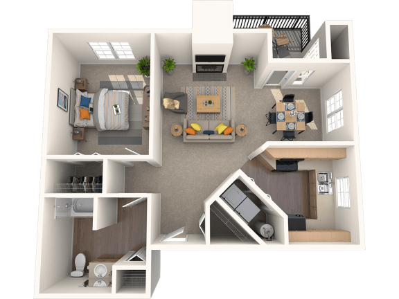 the living room floor plan of a 2100 sq ft apartment