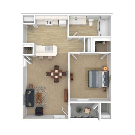 Floor Plan  3D Floor plan rendering