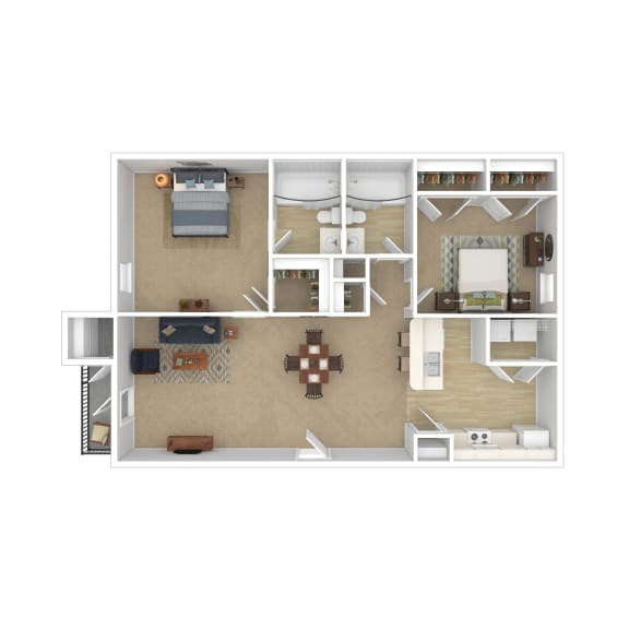 Floor Plan  3D Floor plan rendering