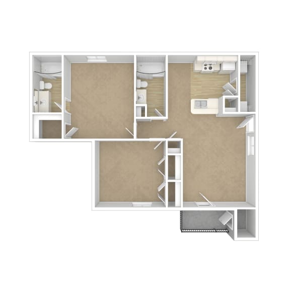 3D Floor plan rendering
