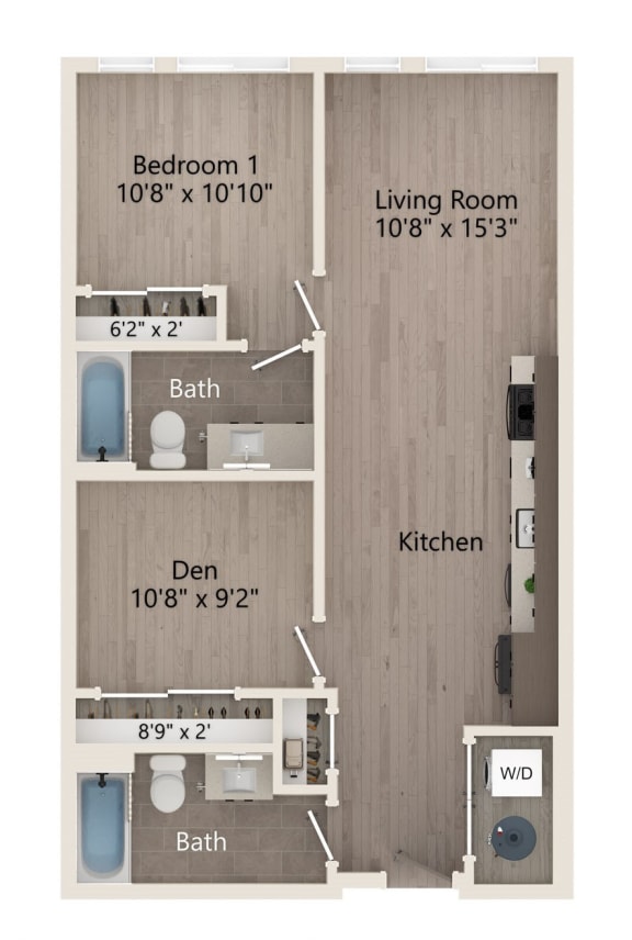 a floor plan image of S'Park in Boulder, CO