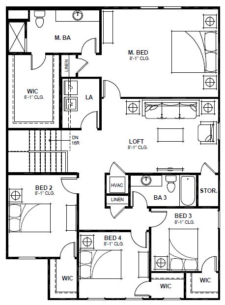 a floor plan of a small house with a kitchen and a living room