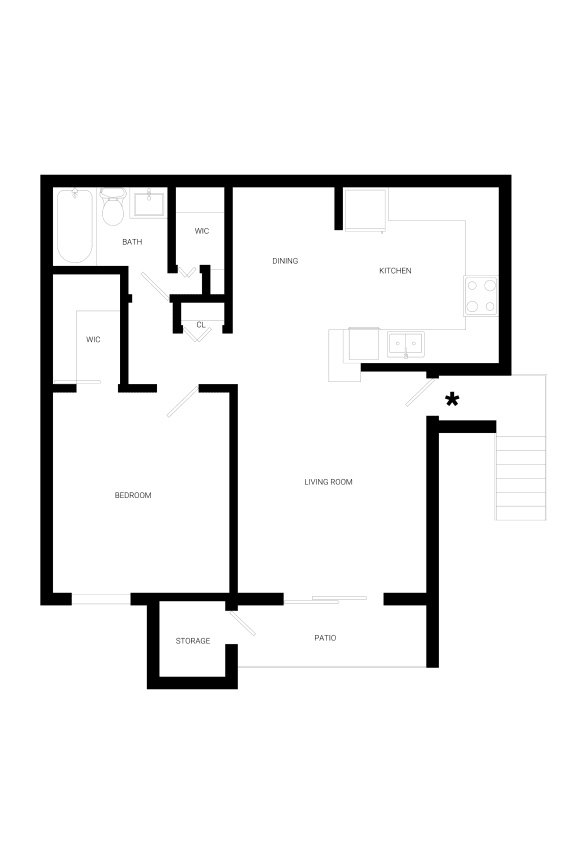 an illustration of a black rectangle against a black background