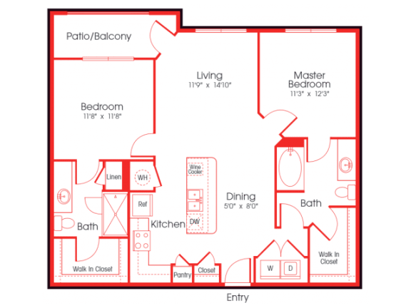 Floor Plan  B1C - Mays
