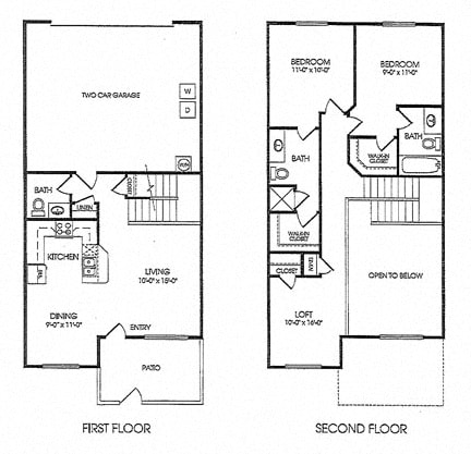 2 Bed - 2.5 Bath |1402 sq ft 2 Bed - 2.5 Bath |1402 sq ft