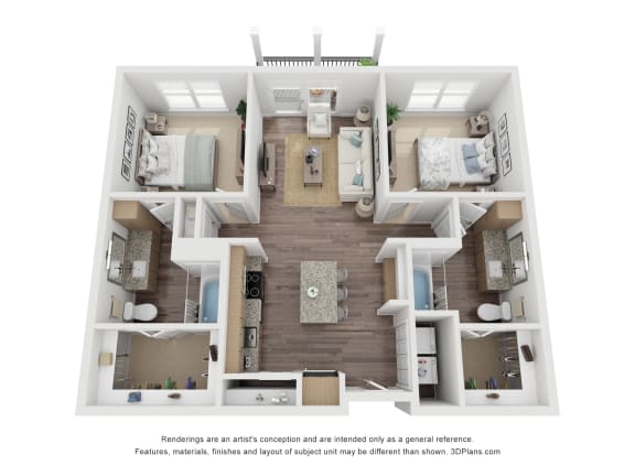 bedroom floor plan an open concept layout with a large bedroom