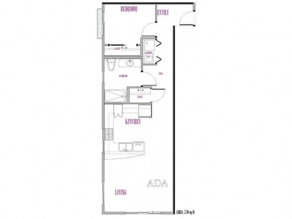 Buckner, 1 br, 1 ba, 770 sq. ft.