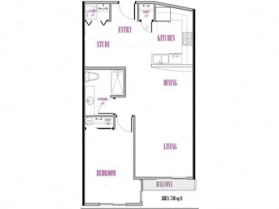 Goode, 1 br, 1 ba, 780 sq. ft.
