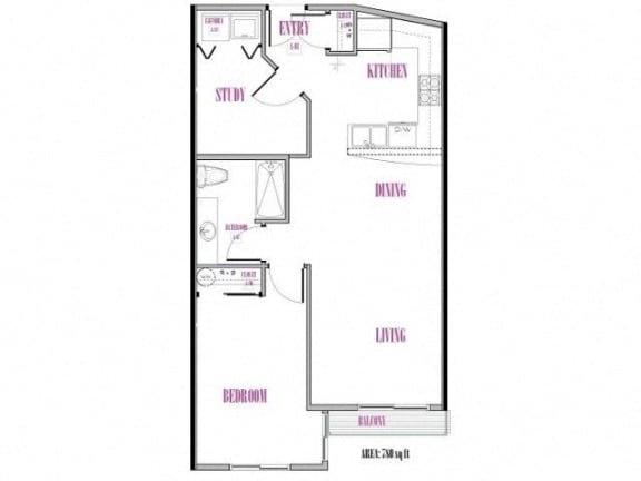 Goode, 1 br, 1 ba, 780 sq. ft.